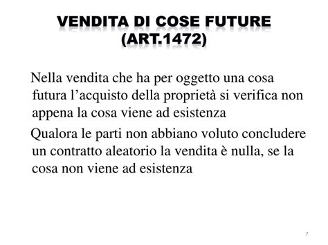 vendita di cose future.